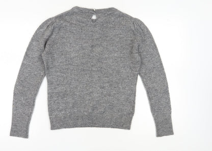 Womens UK Size 12 NEXT Grey Pullover Jumper