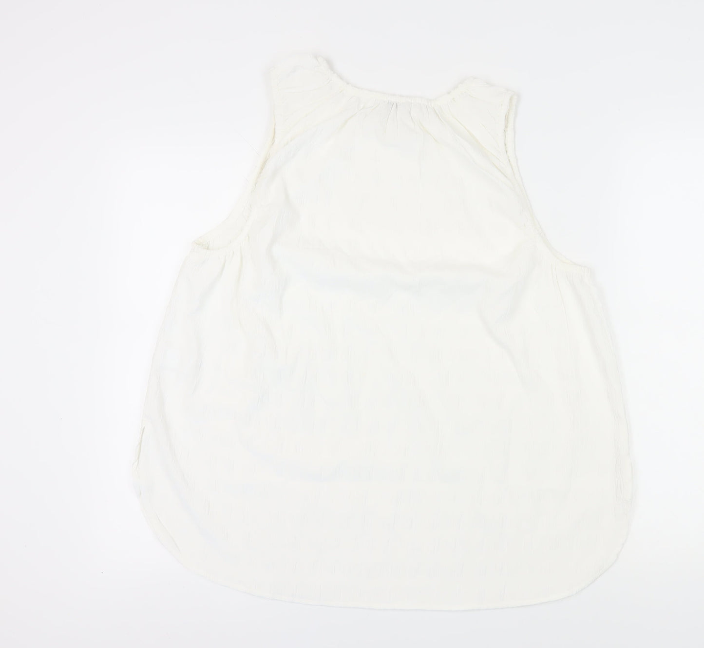 Womens UK Size 20 NEXT White Basic Sleeveless
