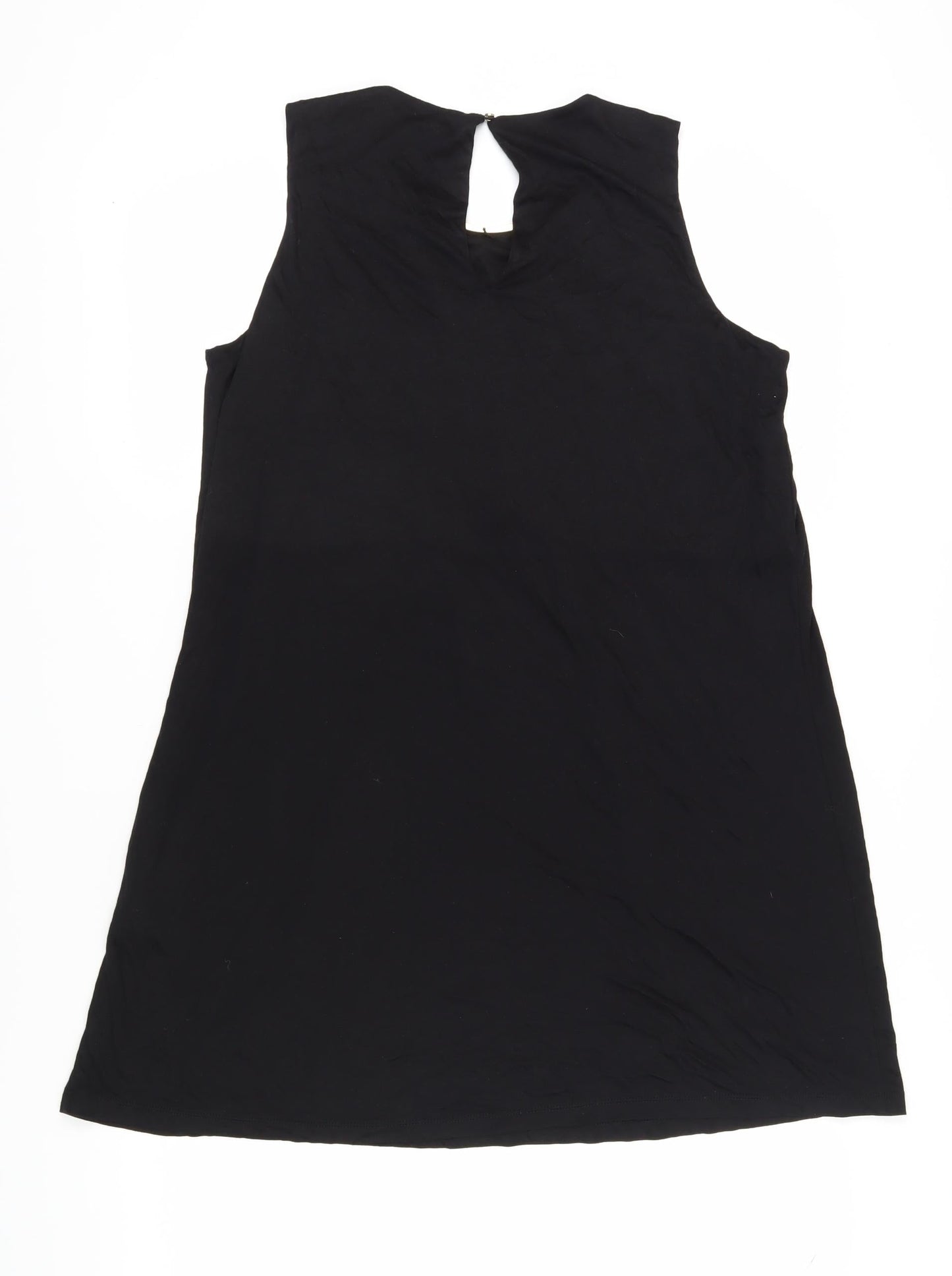 H&M Women's Black M Shift Dress Sleeveless Summer