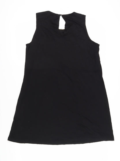 H&M Women's Black M Shift Dress Sleeveless Summer