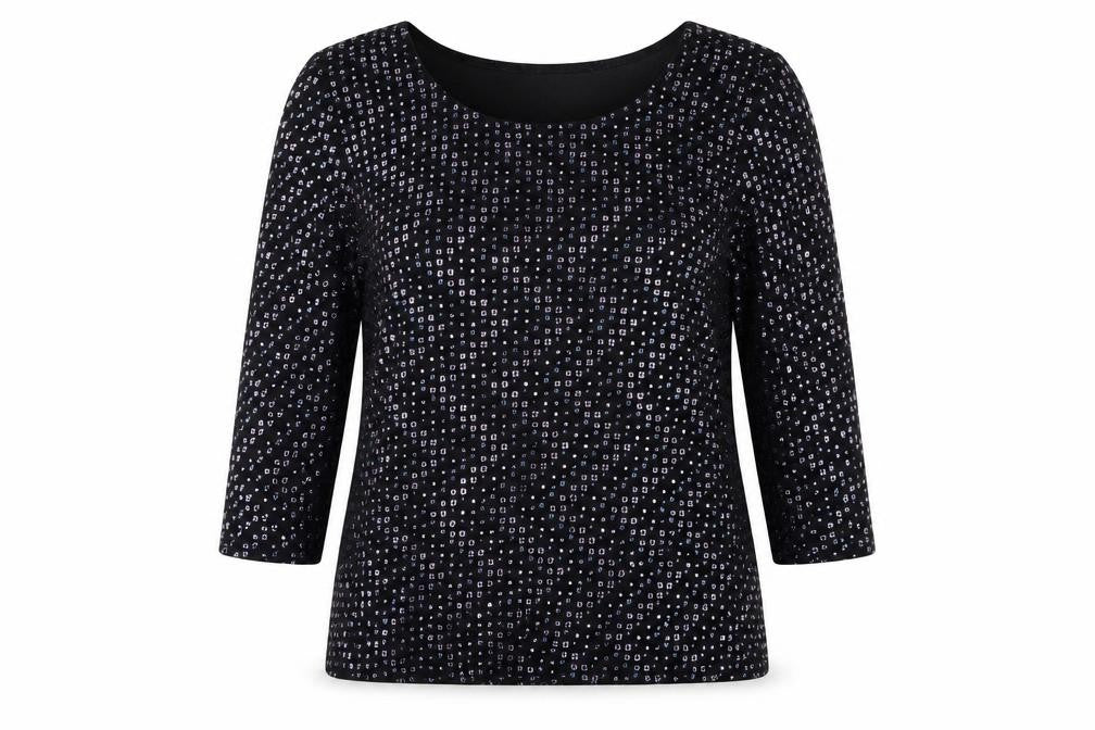 Womens UK Size M Cleo Black  Blouse