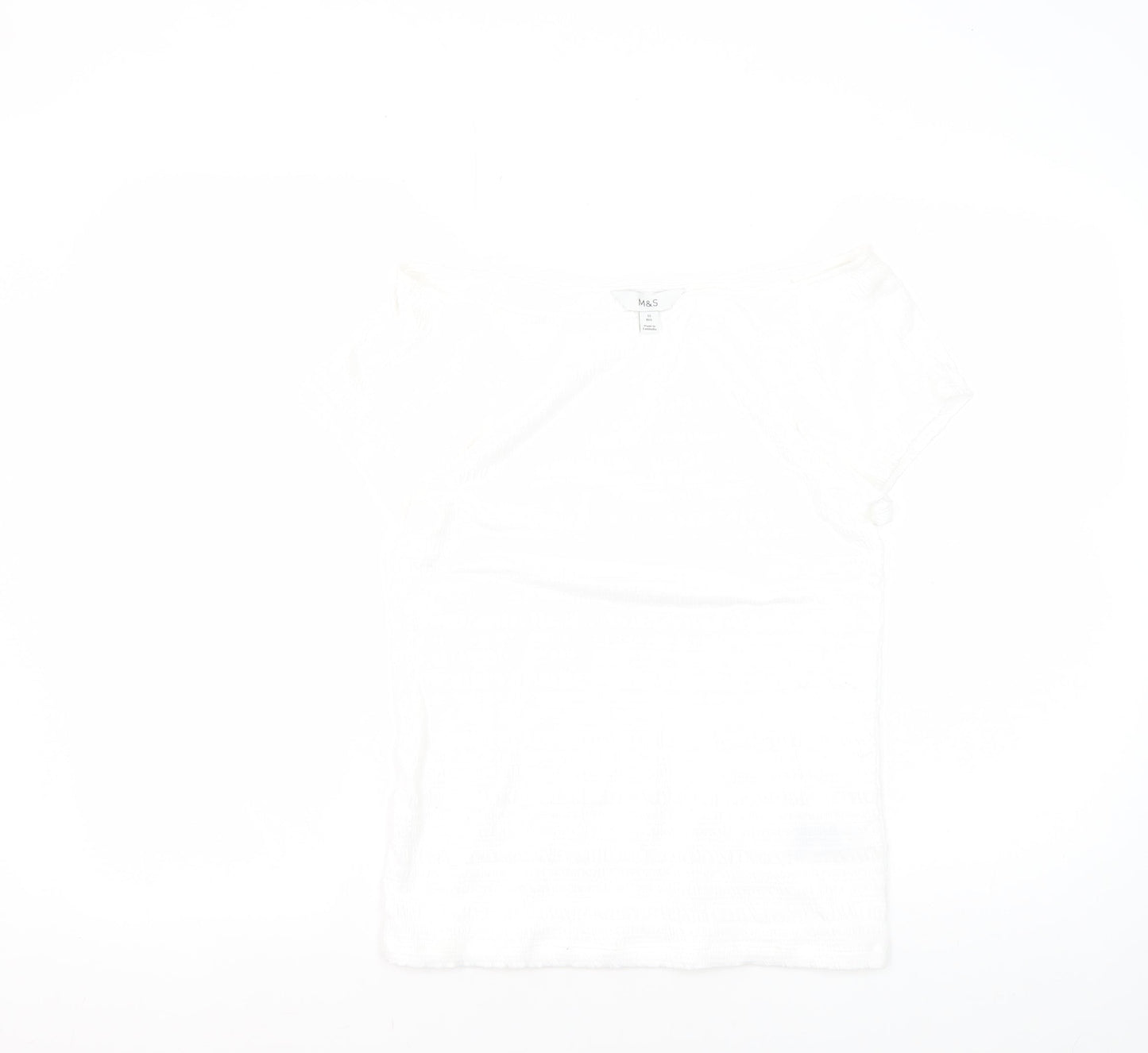 Womens UK Size 12 Marks and Spencer White