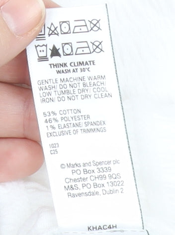 Womens UK Size 12 Marks and Spencer White