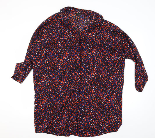 Womens UK Size S Monki Multicoloured Camisole Button-Up