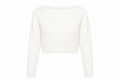 Womens UK Size S PRETTYLITTLETHING White Pullover Jumper
