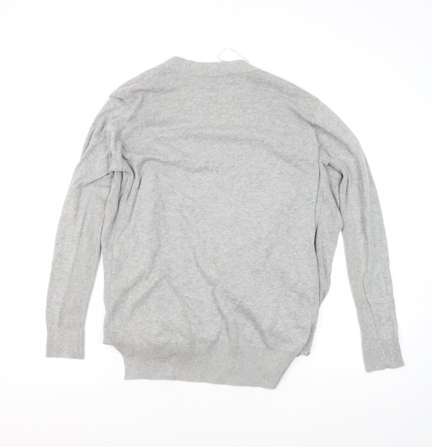 Womens UK Size 10 Marks and Spencer Grey Cardigan Jumper