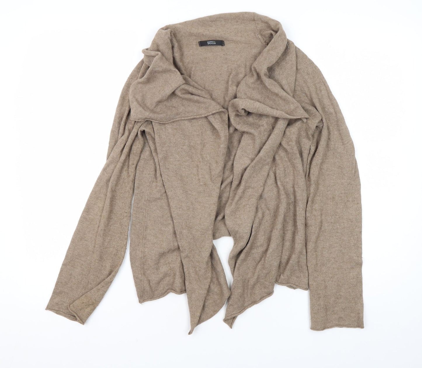 Womens UK Size 12 Marks and Spencer Brown Cardigan Jumper