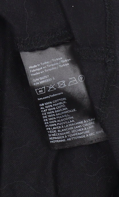 H&M Women's Black A-Line Dress Size 12
