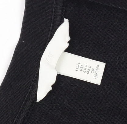 H&M Women's Black A-Line Dress Size 12