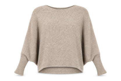 Womens UK Size S Shrinking Violet Beige Pullover Jumper