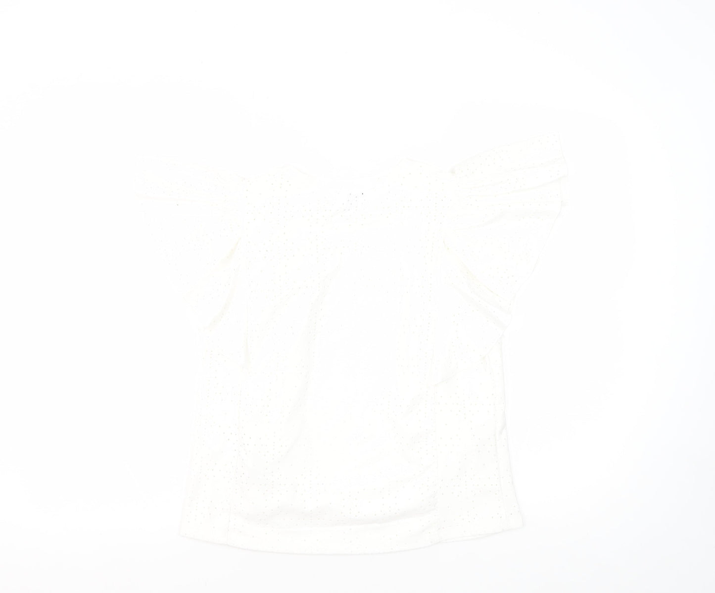 Womens UK Size S Zara White Basic Blouse