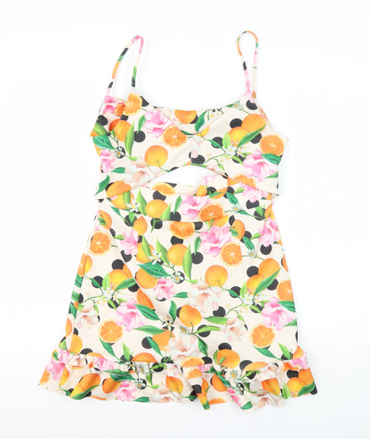 ASOS Women’s Floral Cut Out Slip Dress, Size 12