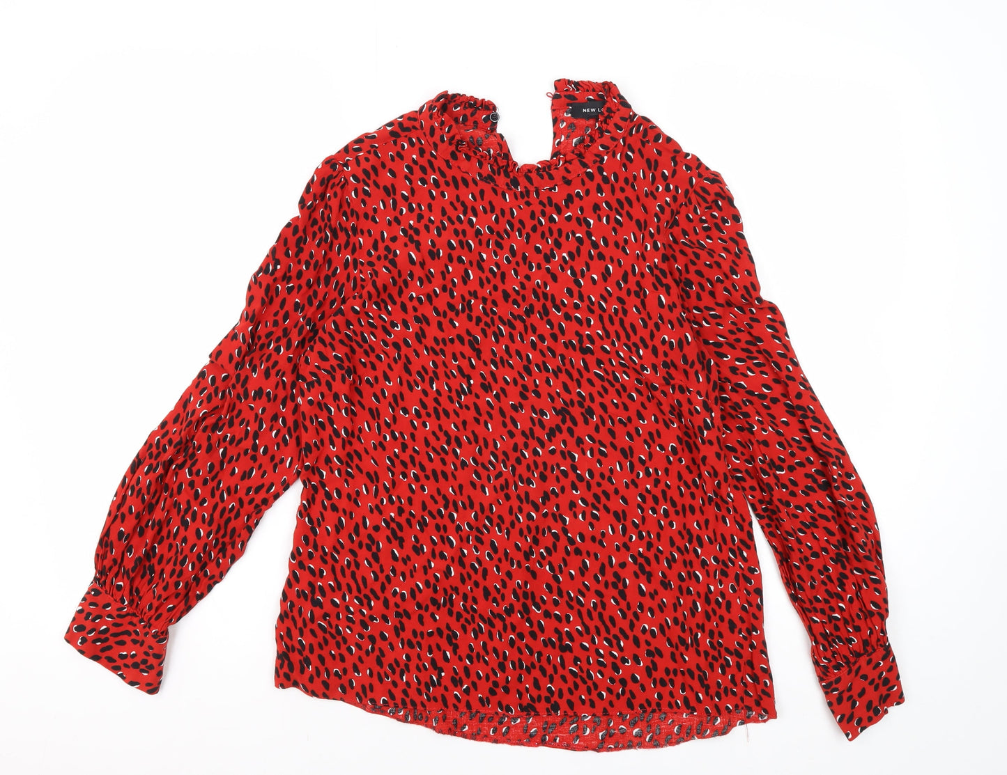 Womens UK Size 8 New Look Red  Blouse