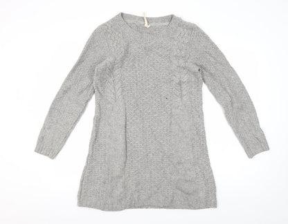 Womens UK Size 10 White Stuff Grey Pullover Jumper