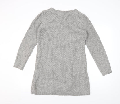 Womens UK Size 10 White Stuff Grey Pullover Jumper