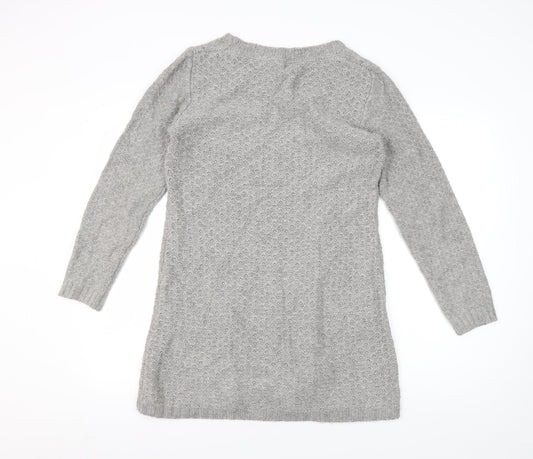 Womens UK Size 10 White Stuff Grey Pullover Jumper