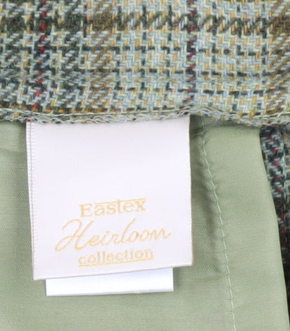 Eastex Women's Multicoloured Plaid Knee Skirt, Size 18