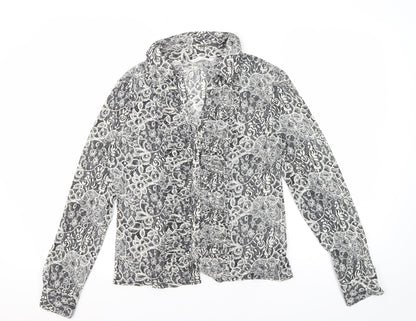 Vie de Mode Women's Multicoloured Button-Up Shirt