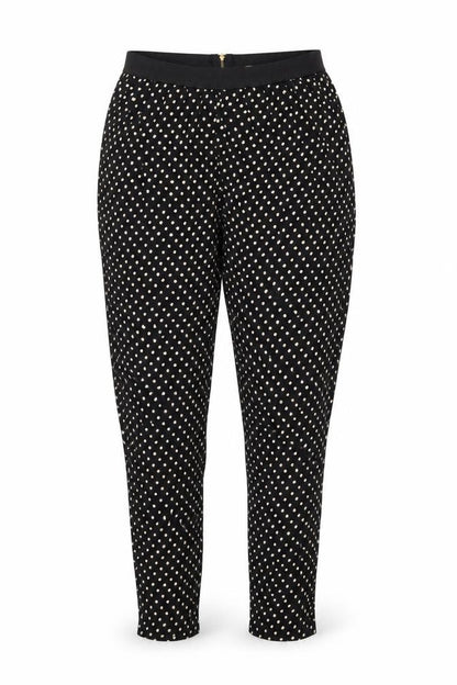 Womens UK Size M Brave Soul Regular Fit Cropped Black Trousers