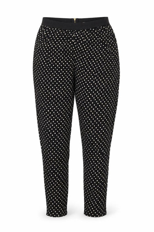 Womens UK Size M Brave Soul Regular Fit Cropped Black Trousers