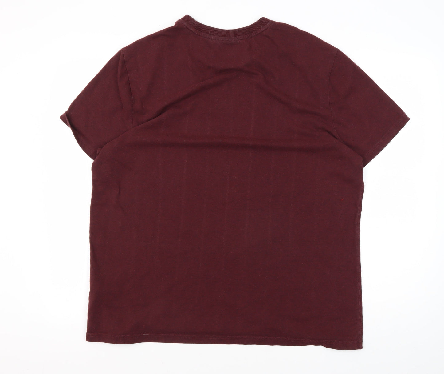 Unisex Adults UK Size XL Harry Potter Red Basic T-Shirt