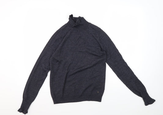 Womens UK Size S Nümph Black Pullover Jumper