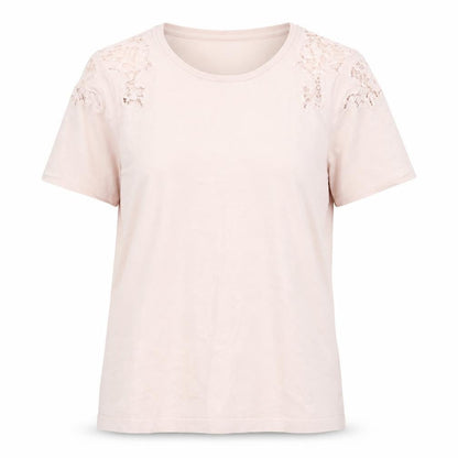 Womens UK Size 18 Principles Pink Basic T-Shirt