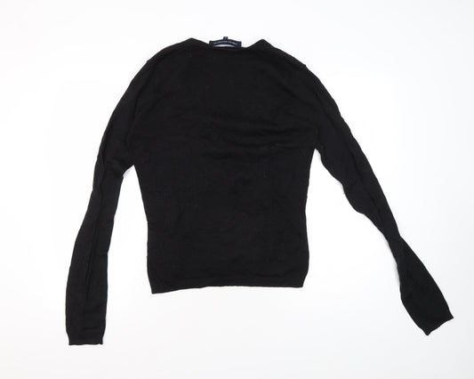 French Connection Women's Black Pullover Jumper L