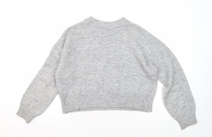 Womens UK Size S Urban Outfitters Grey Pullover Jumper