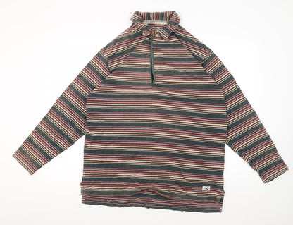 Calvin Klein Men's Multicoloured Striped Polo M