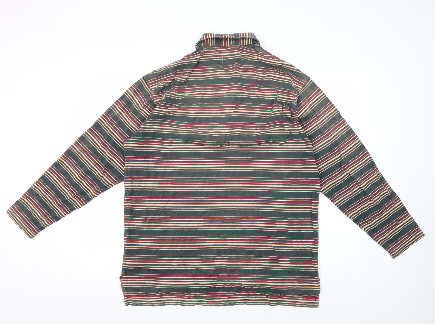 Calvin Klein Men's Multicoloured Striped Polo M