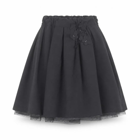 Front view of Okaidi Teens Black Pleated Skirt, size 10