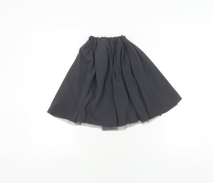 Okaidi Teens Black Pleated Skirt, Size 10