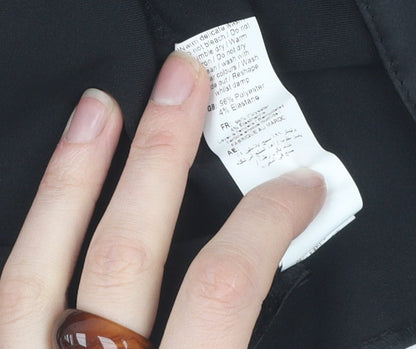 New Look Women's Black Midi A-Line Skirt, Size 12, Elastic Waist