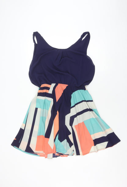 Apricot Women's Multicoloured A-Line Dress Size 12