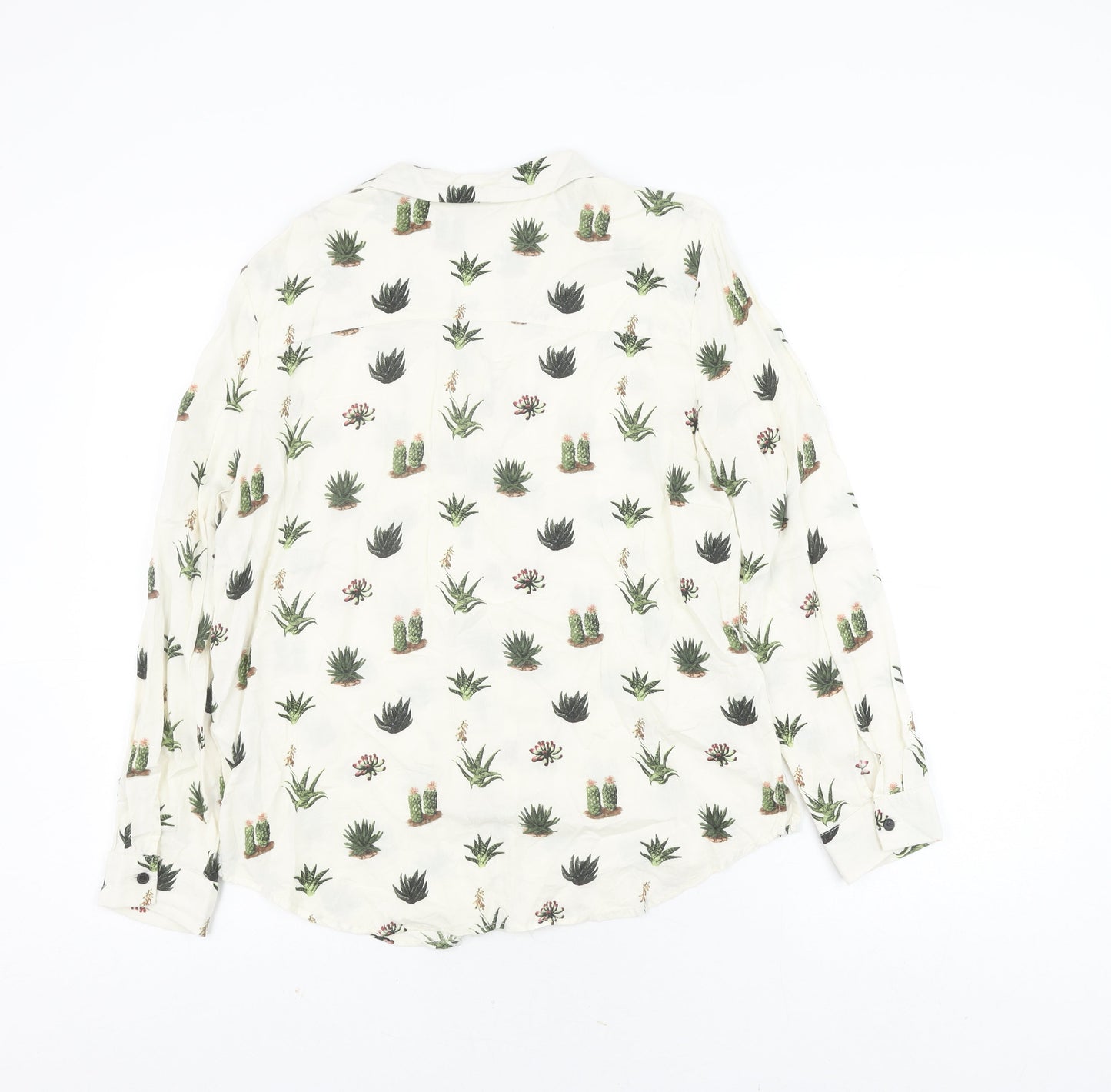 Womens UK Size 10 Topshop White  Blouse
