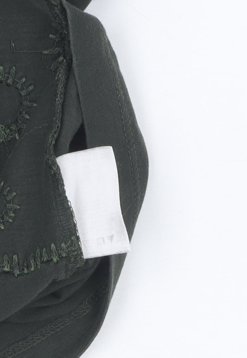 Womens UK Size 14 Marks and Spencer Green Basic Blouse