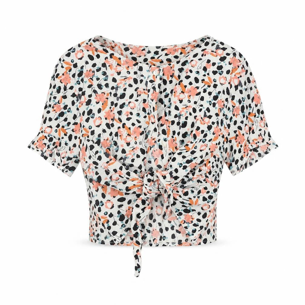 Teens UK Size 12 NEXT Multicoloured Cropped Blouse
