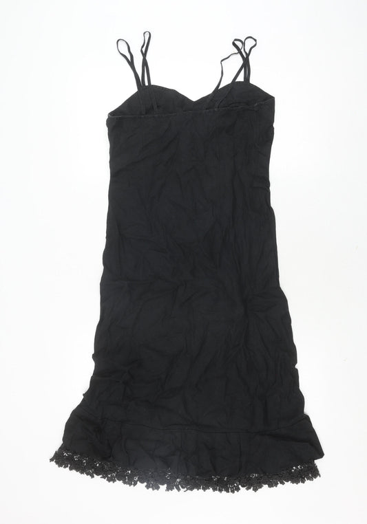 Marks and Spencer Women's Black Long Slip Dress
