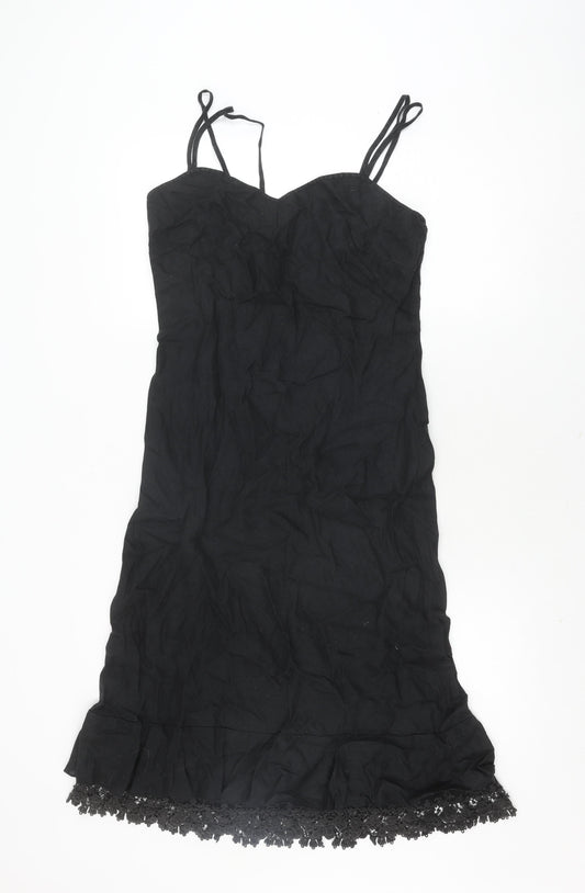Marks and Spencer Women's Black Long Slip Dress