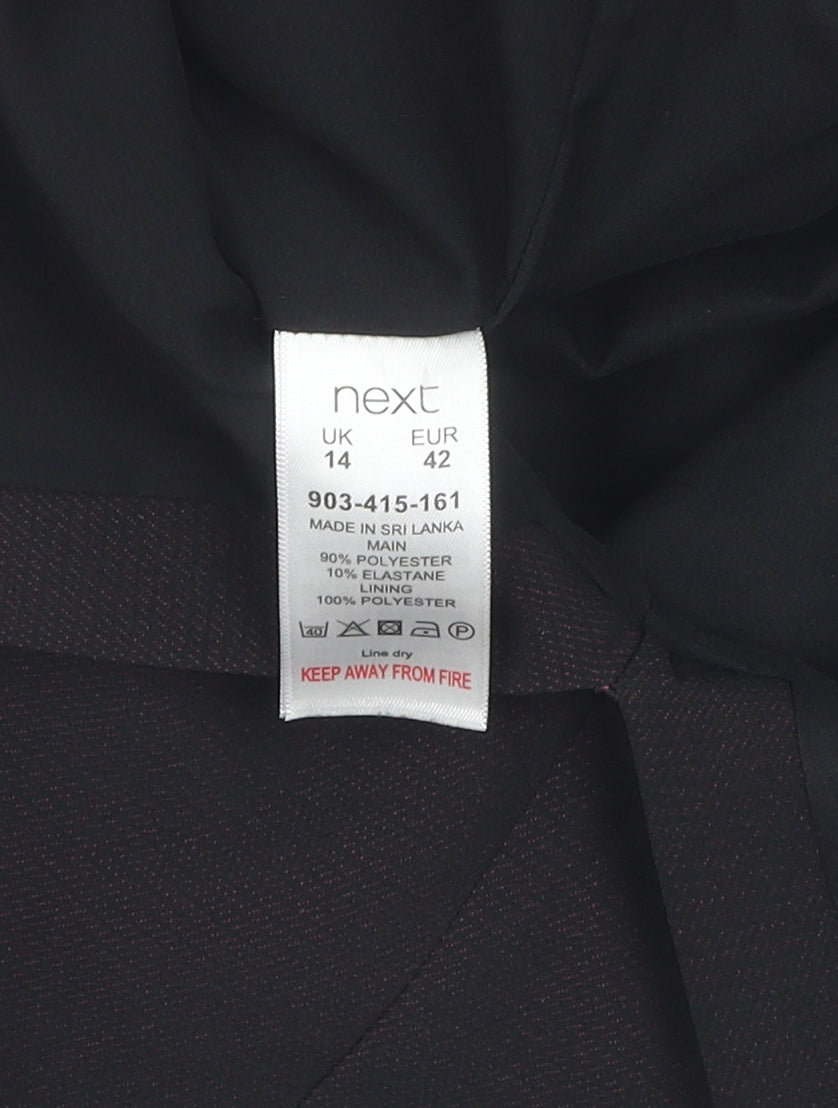 Next Women's Black and Pink Sleeveless Dress, Size 14