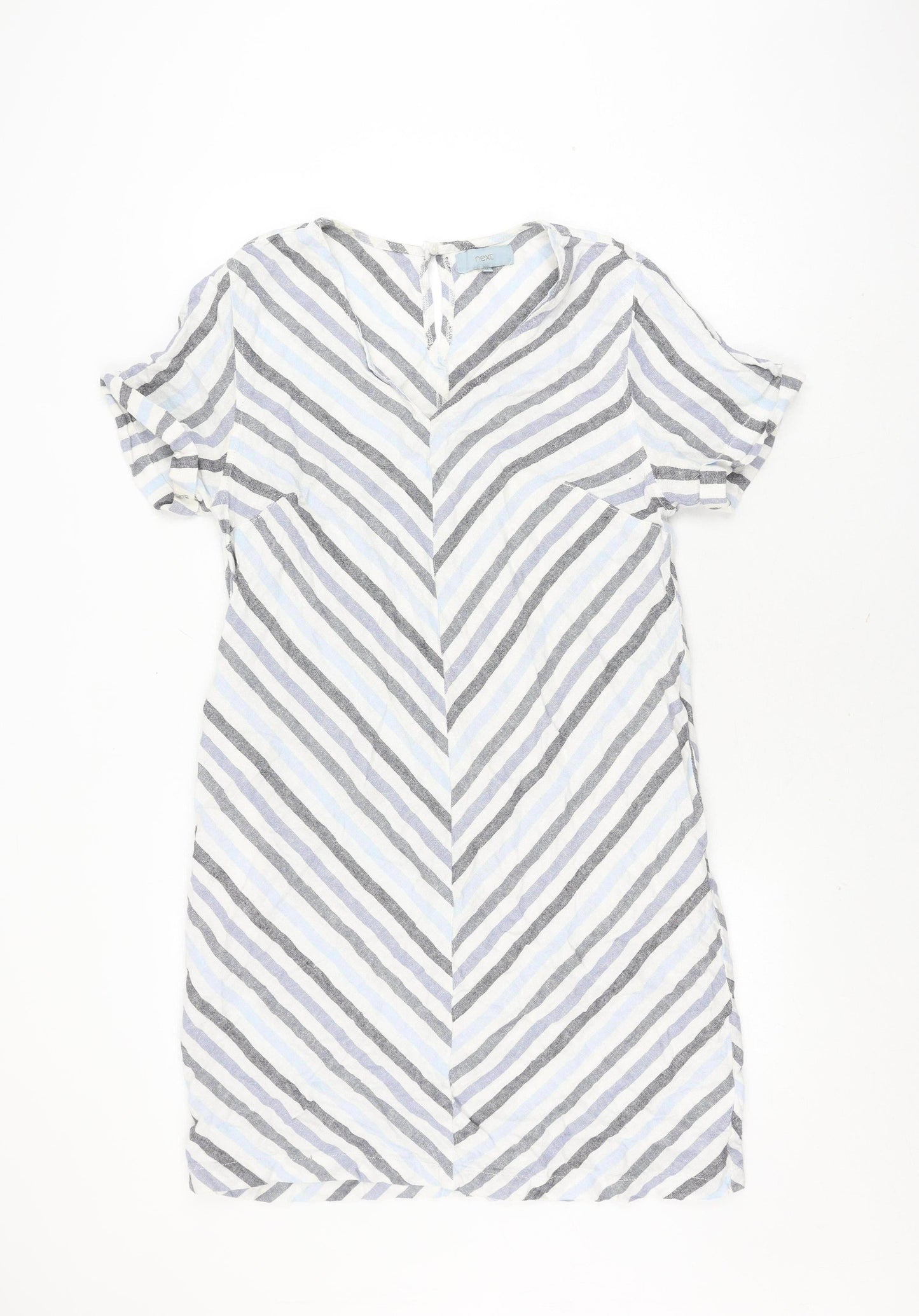 Next Women's Multicoloured Striped Dress, Size 14