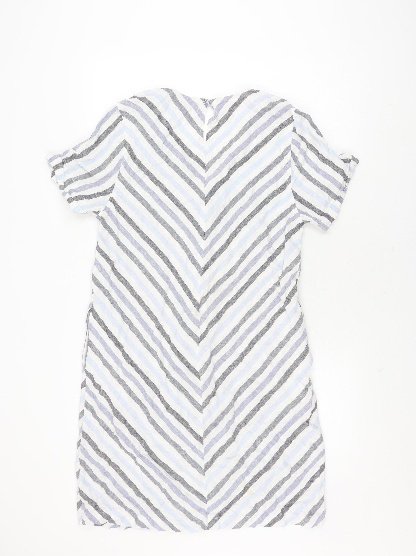 Next Women's Multicoloured Striped Dress, Size 14