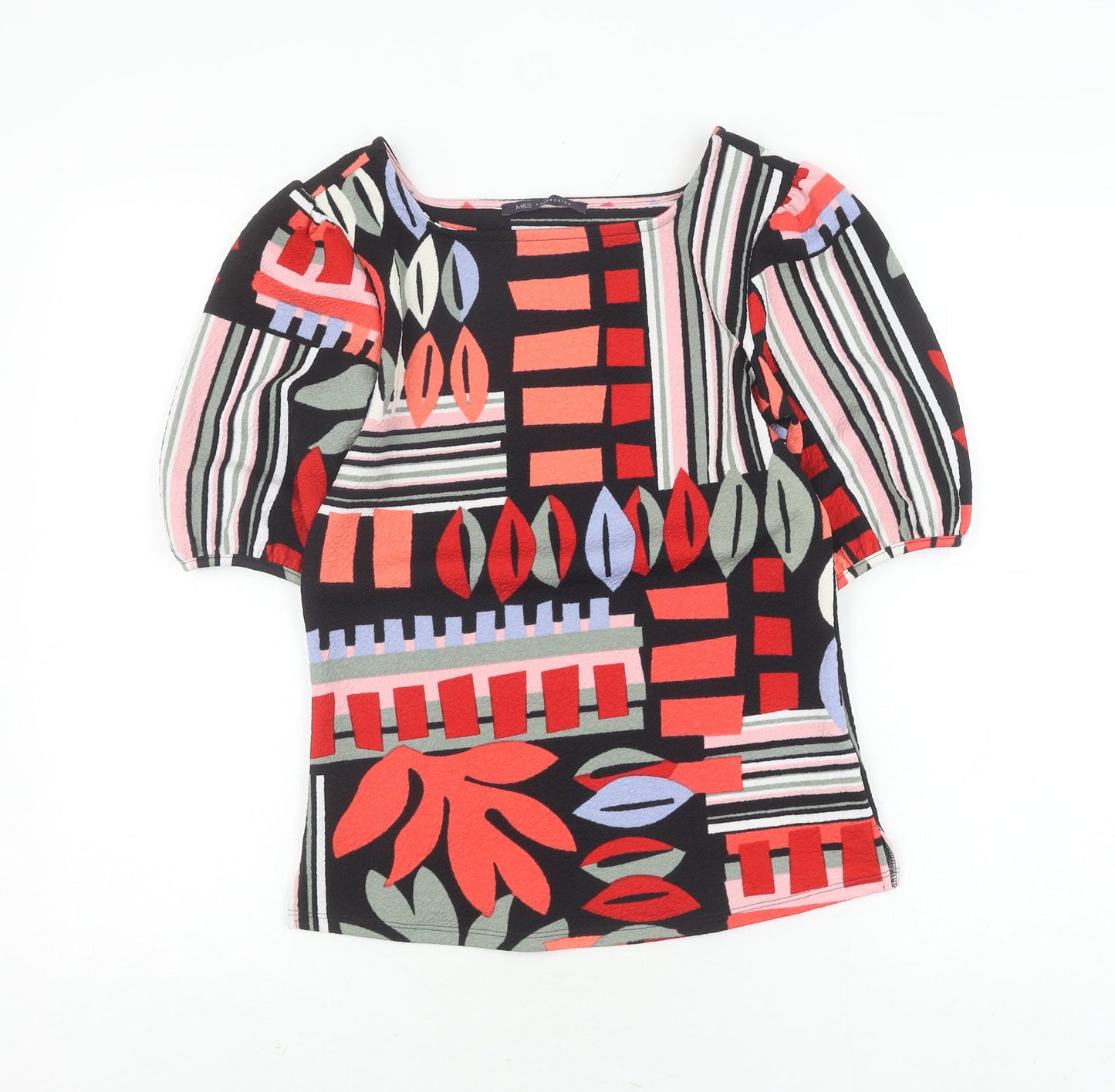 Womens UK Size 6 Marks and Spencer Multicoloured  Blouse