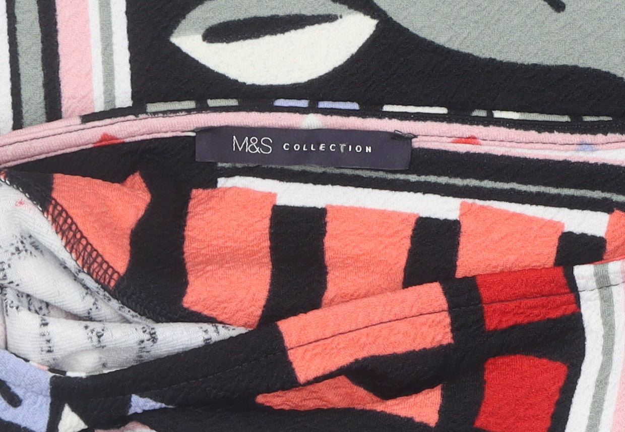 Womens UK Size 6 Marks and Spencer Multicoloured  Blouse