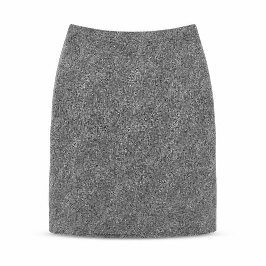 Next Women's Black Geometric Pencil Skirt, Size 14