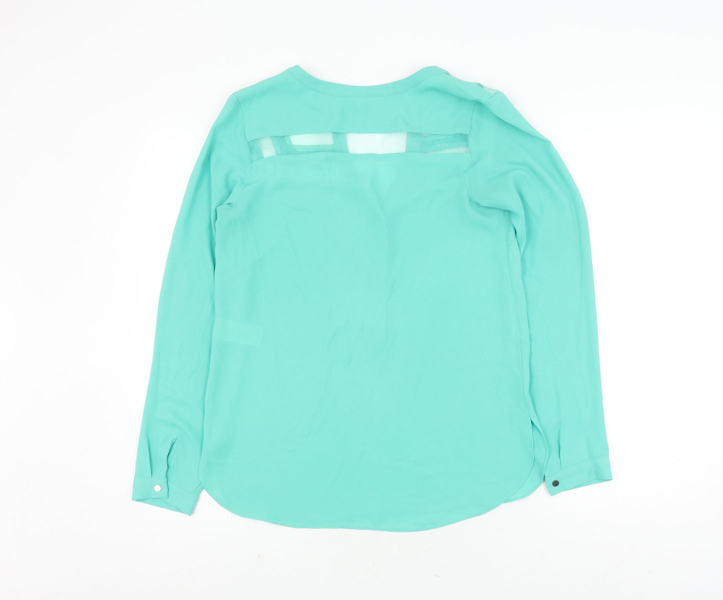 Womens UK Size 8 Warehouse Green  Blouse