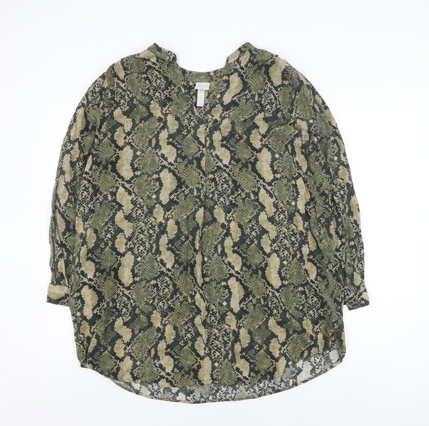 Womens UK Size 12 H&M Green  Blouse