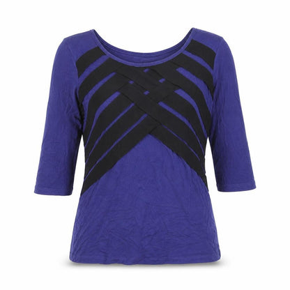 Womens UK Size 14 Marks and Spencer Blue Basic T-Shirt