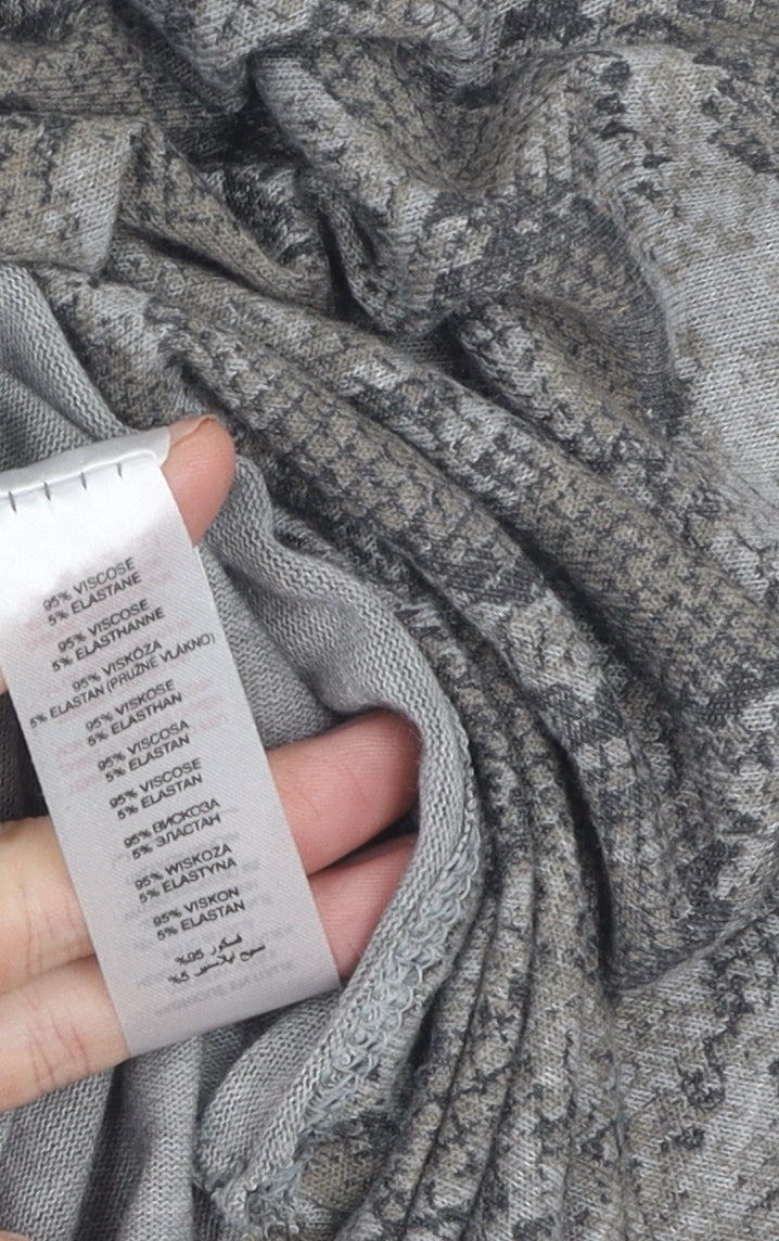 Womens UK Size M Apricot Grey  Blouse